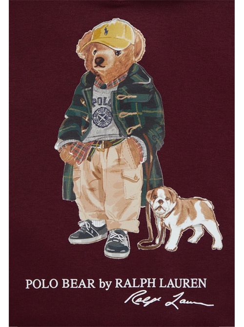 Felpa cappuccio Polo Bear RALPH LAUREN | 322979491001ROSSO